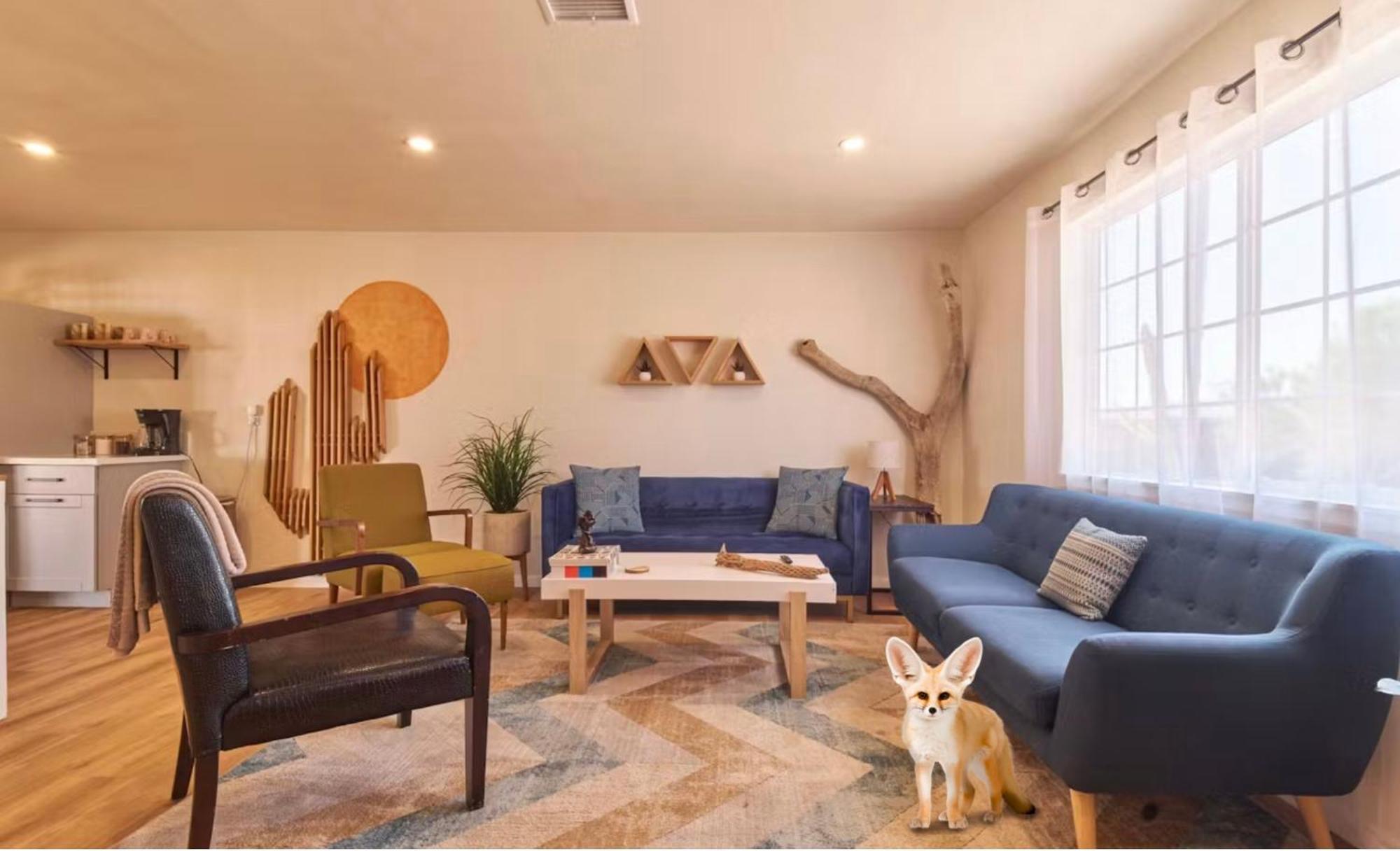 Twin Palms Desert Getaway - Jacuzzi, Fire Pit, Meditation Room & More Джошуа Три Екстериор снимка